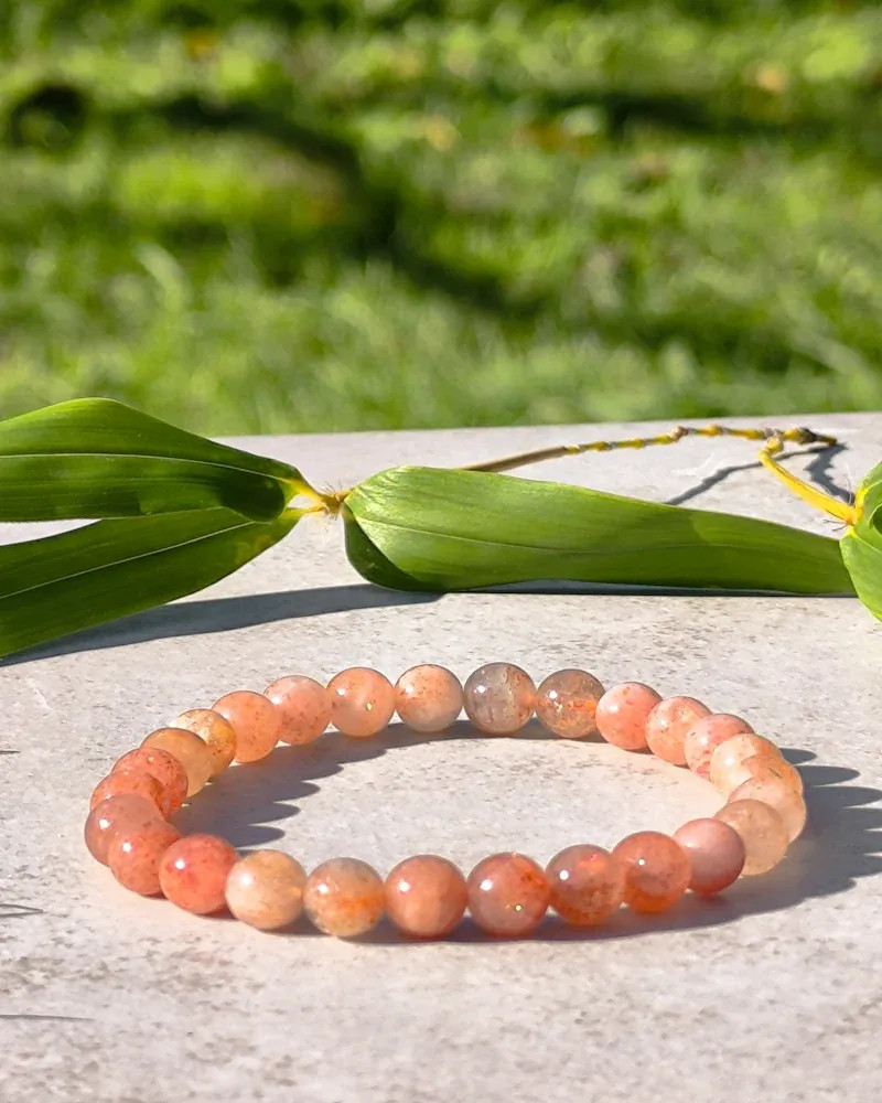 Bracelet Pierre de Soleil Multicolore AA | Joie et Vitalité Bracelet Pierre de Soleil Multicolore AA | Joie et Vitalité