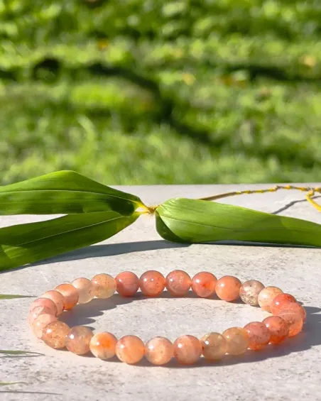 Bracelet Pierre de Soleil Multicolore AA | Joie et Vitalité