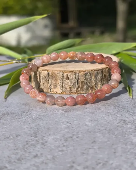 Bracelet Pierre de Soleil Multicolore AA | Joie et Vitalité