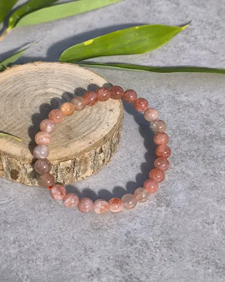 Bracelet Pierre de Soleil Multicolore AA | Joie et Vitalité