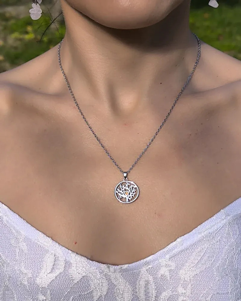 Collier Arbre de Vie - Argent 925 | Symbolisme Spirituel Collier Arbre de Vie - Argent 925 | Symbolisme Spirituel