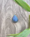 Pendentif Labradorite Goutte AAA Argent 925 | Mystère, Protection