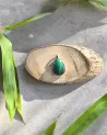 Pendentif Goutte Malachite - AAA - Argent 925 | Harmonie et Élégance