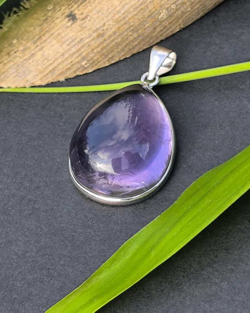 Pendentif Améthyste - AAA - Argent 925 | Sérénité et Élégance
