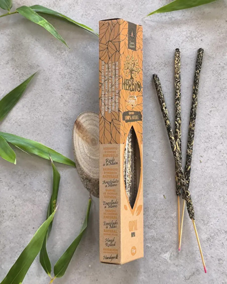 Encens Herbio Écocert Copal | 100% Naturel Roulé Main