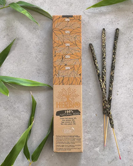 Encens Herbio Écocert Copal | 100% Naturel Roulé Main