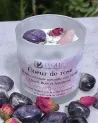 Bougie parfumée artisanale Cœur de Rose Amour, guérison et bien-être