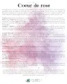 Bougie parfumée artisanale Cœur de Rose Amour, guérison et bien-être