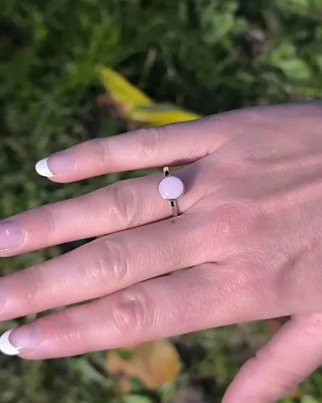 Bague Quartz Rose - AA - Argent 925 | Amour et Sérénité
